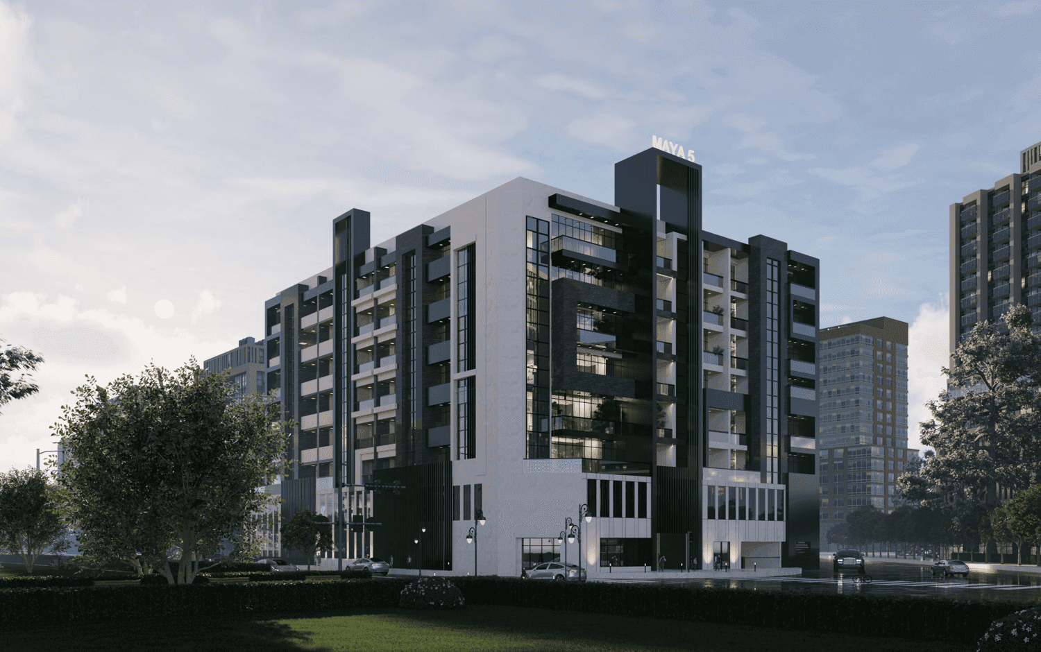 Maya 5 exterior view - JVT (Jumeirah Village Triangle), Dubai - by London Gate