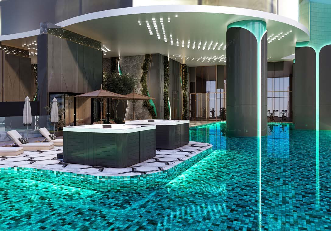 MBL Signature amenity Swimming Pool - JLT (Jumeirah Lake Towers), Dubai - by Kingdom By MAG