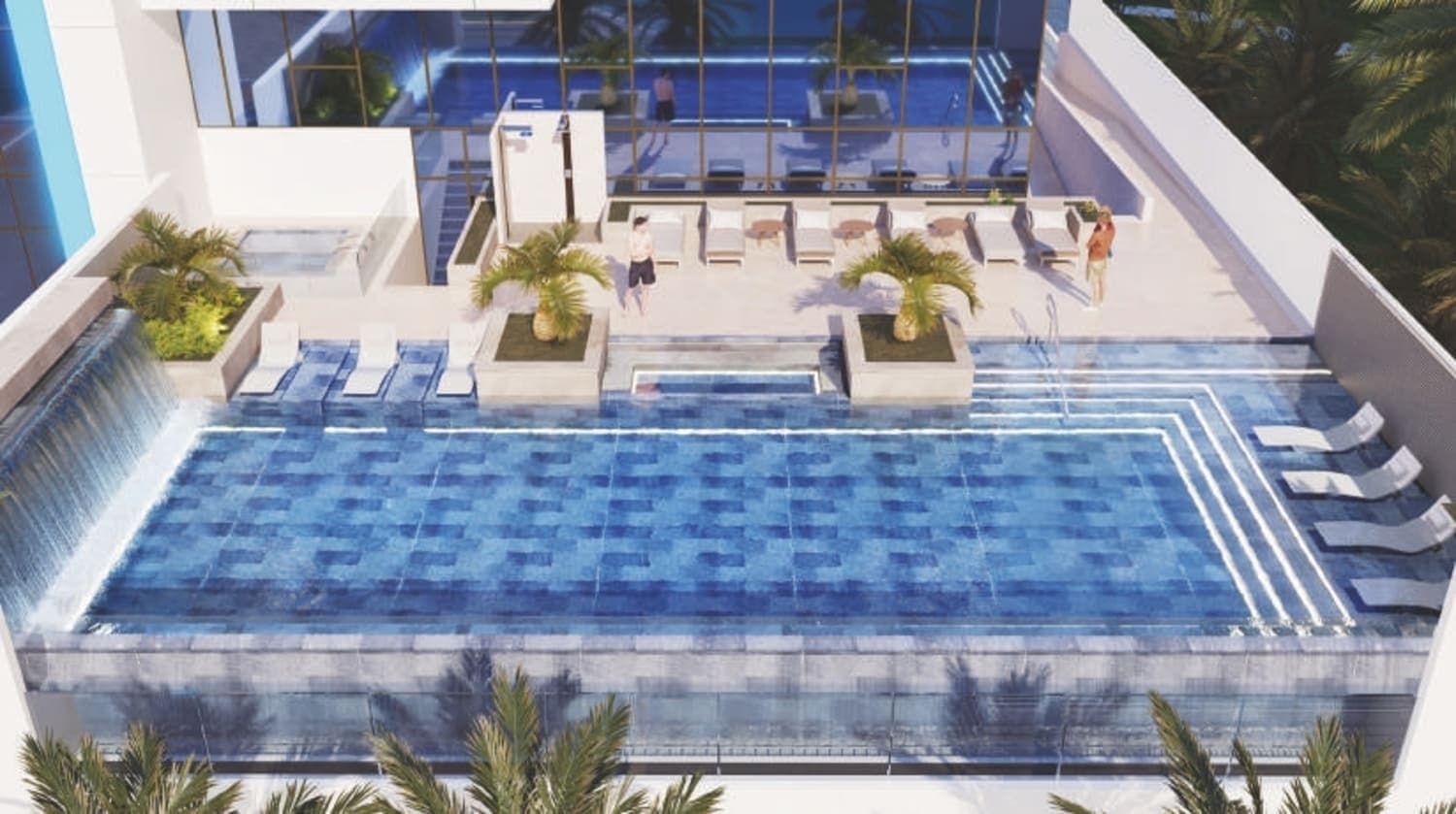 Me Do Re 2 amenity Swimming Pool - JLT (Jumeirah Lake Towers), Dubai - by Me Do Re Properties DMCC