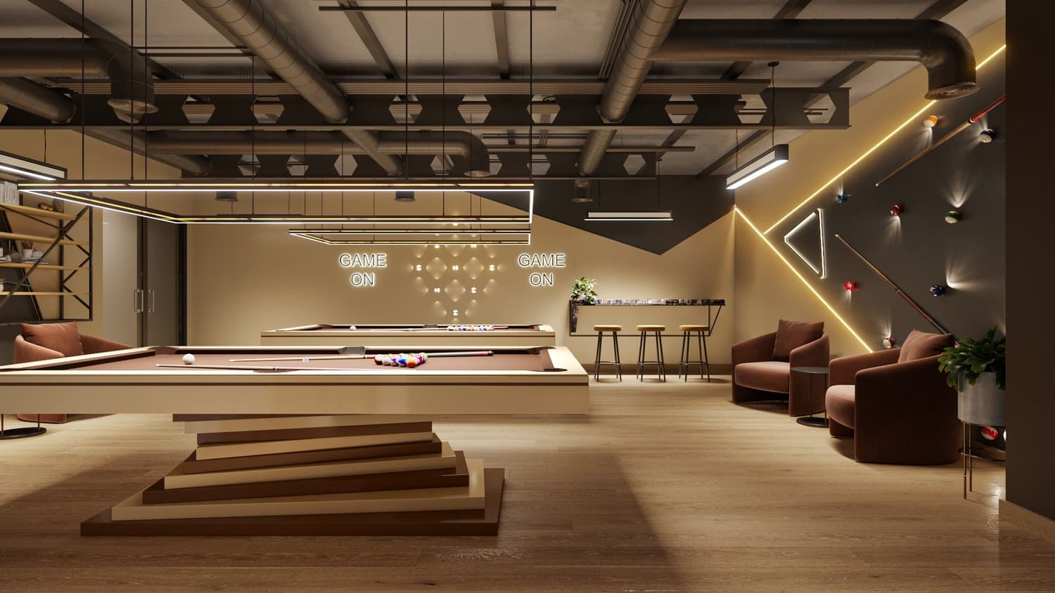 Me Do Re amenity Billiards in JLT (Jumeirah Lake Towers), Dubai, by Me Do Re Properties DMCC