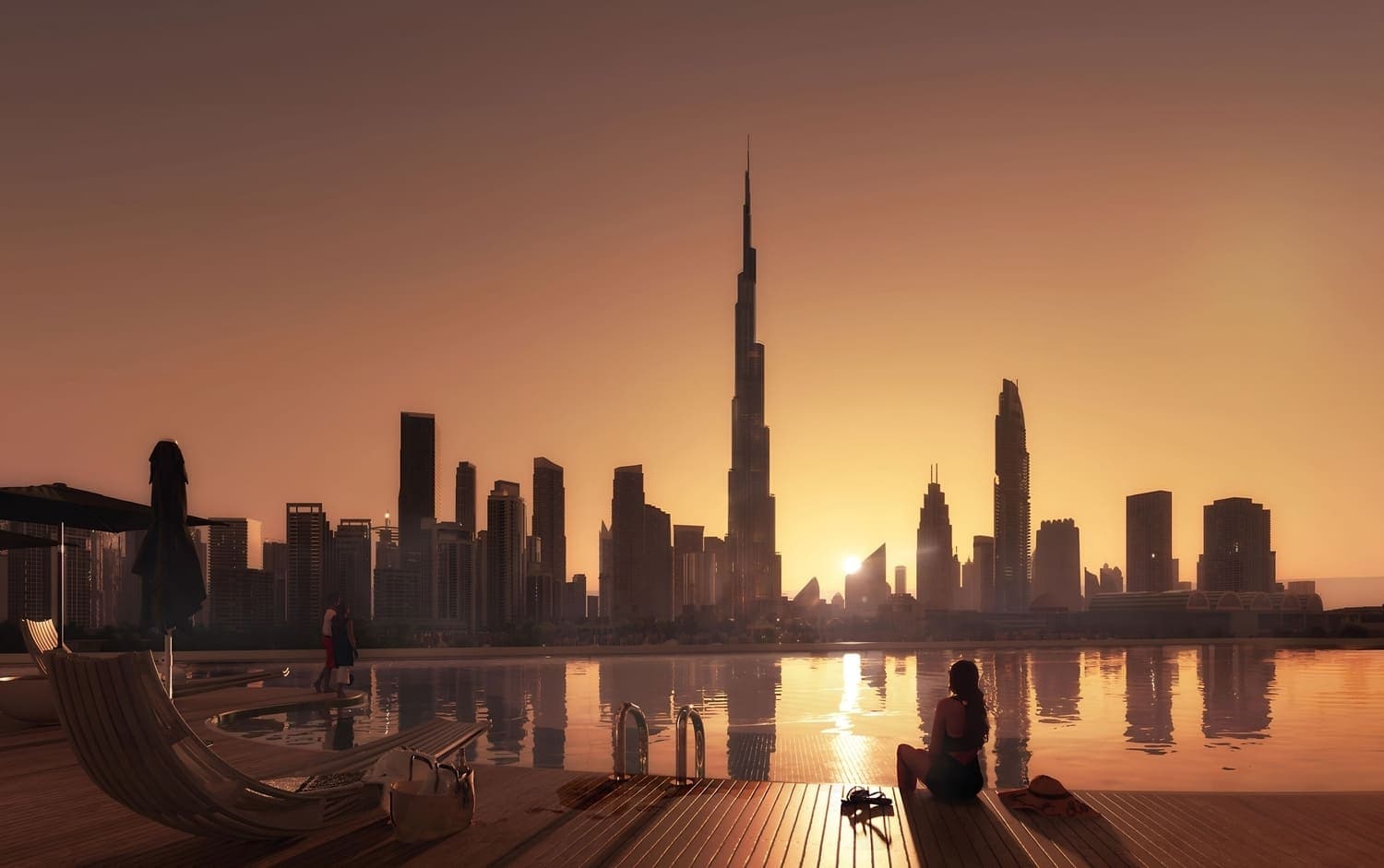 Mercedes-Benz Places by Binghatti amenity Sky Infinity Pool - Downtown Dubai, Dubai - by Binghatti