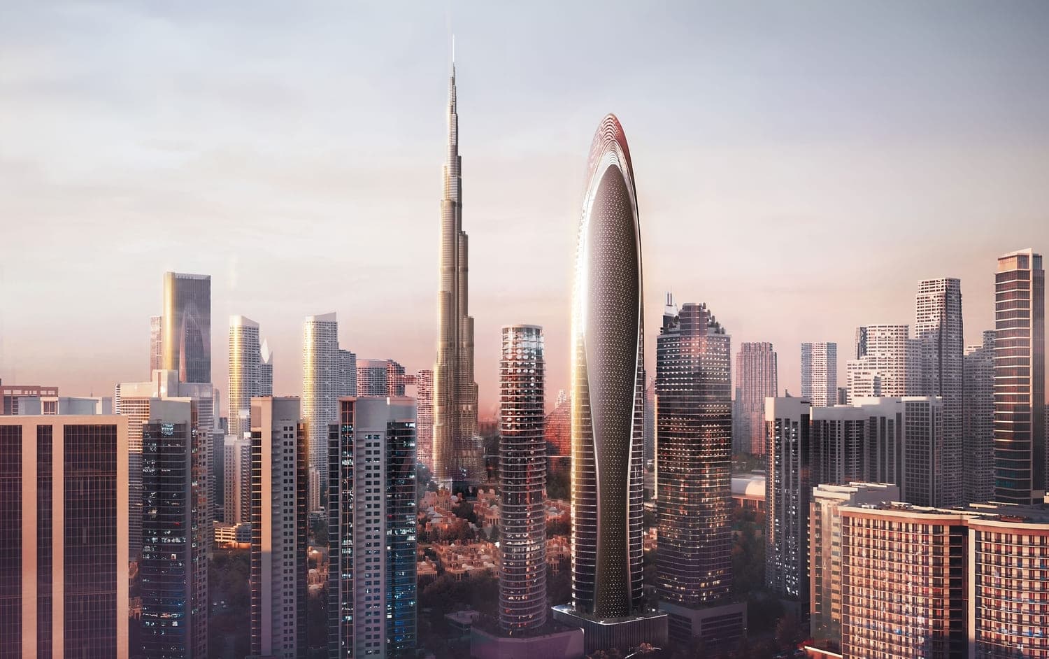 Mercedes-Benz Places by Binghatti exterior view - Downtown Dubai, Dubai - by Binghatti