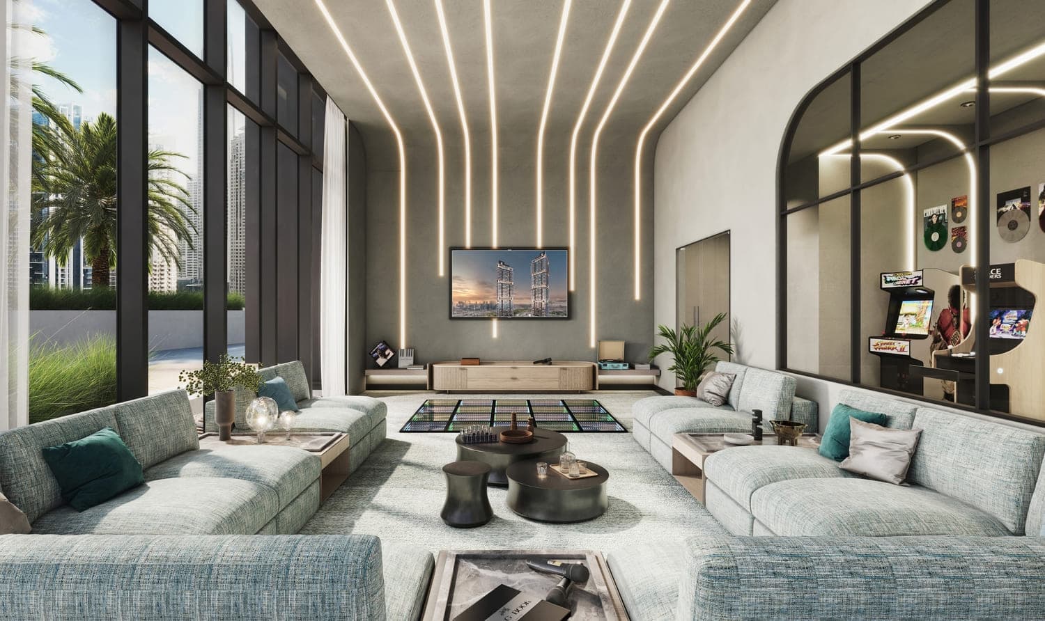 Mercer House amenity Game Room - JLT (Jumeirah Lake Towers), Dubai - by Ellington