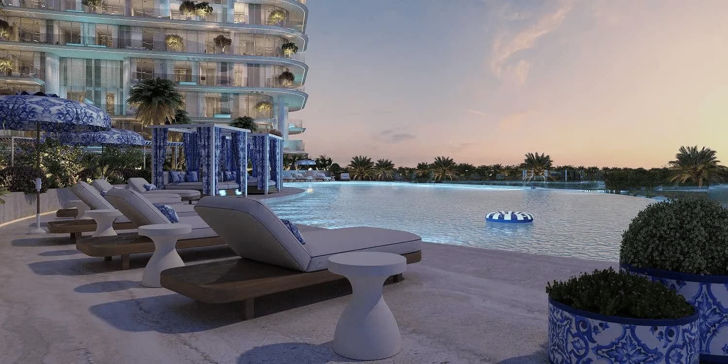 Meriden Beach Residences amenity Swimming Pool - Dubai Islands, Dubai - by Green Horizon Development