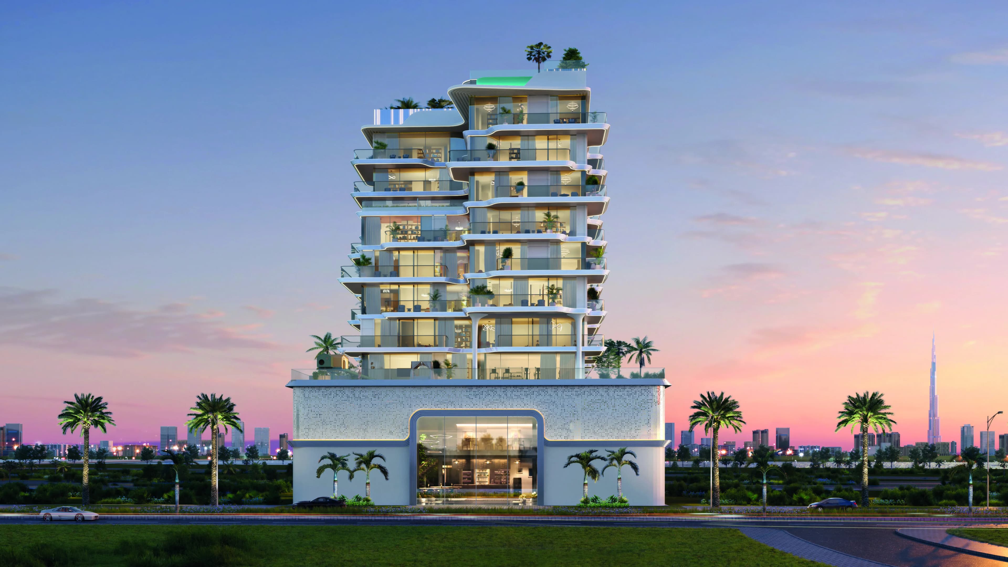 Meriden Beach Residences exterior view - Dubai Islands, Dubai - by Green Horizon Development