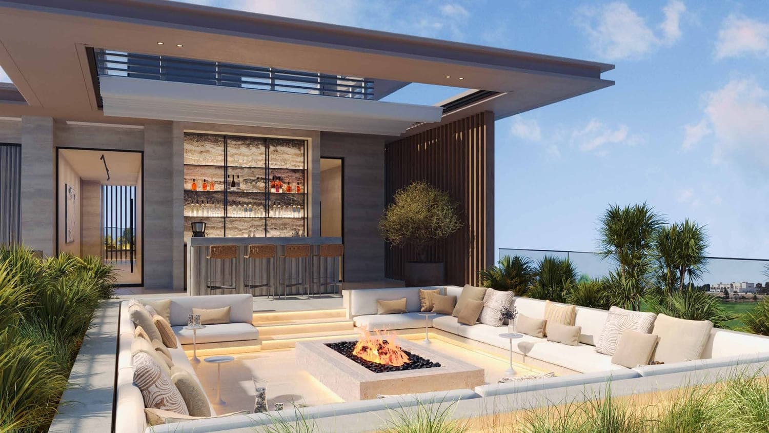 Mews Mansions amenity Bbq Area & Bar - Meydan (Nad Al Sheba 1), Dubai - by API