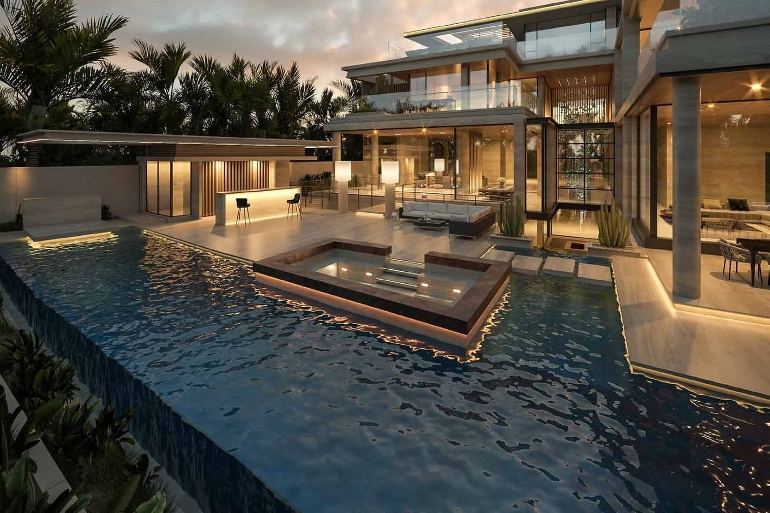 Mews Mansions amenity Infinity Pool - Meydan (Nad Al Sheba 1), Dubai - by API