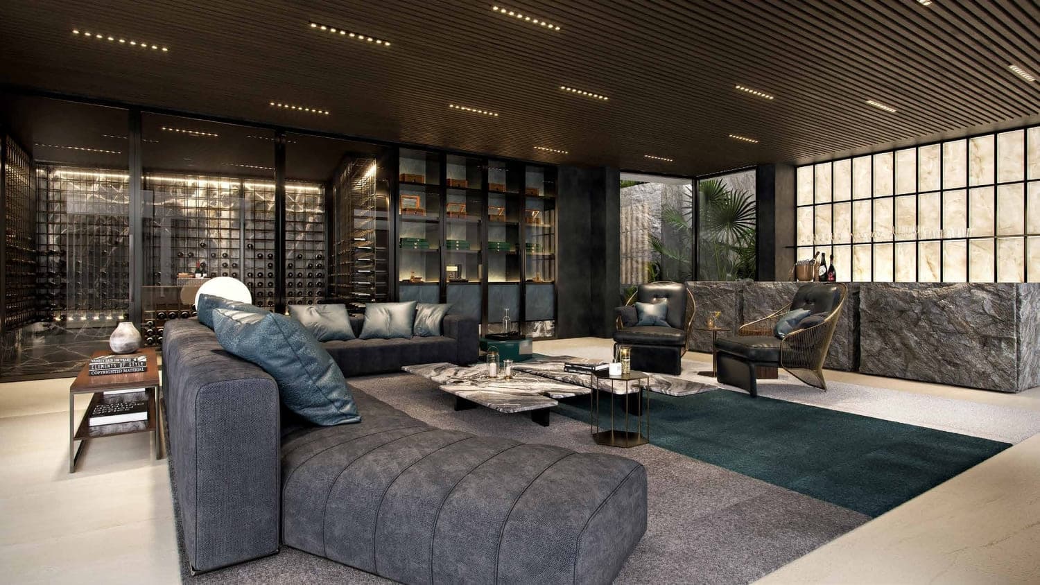 Mews Mansions amenity Lounge Zone - Meydan (Nad Al Sheba 1), Dubai - by API