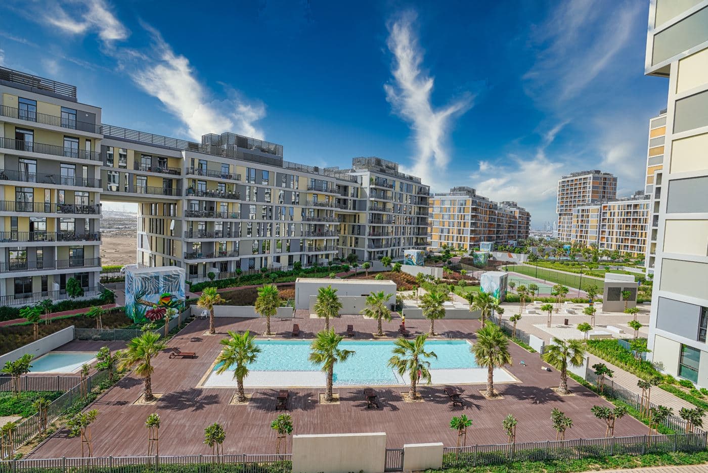 Midtown Mesk amenity Swimming Pool (Family & Children) in Dubai Production City, Dubai, by Deyaar