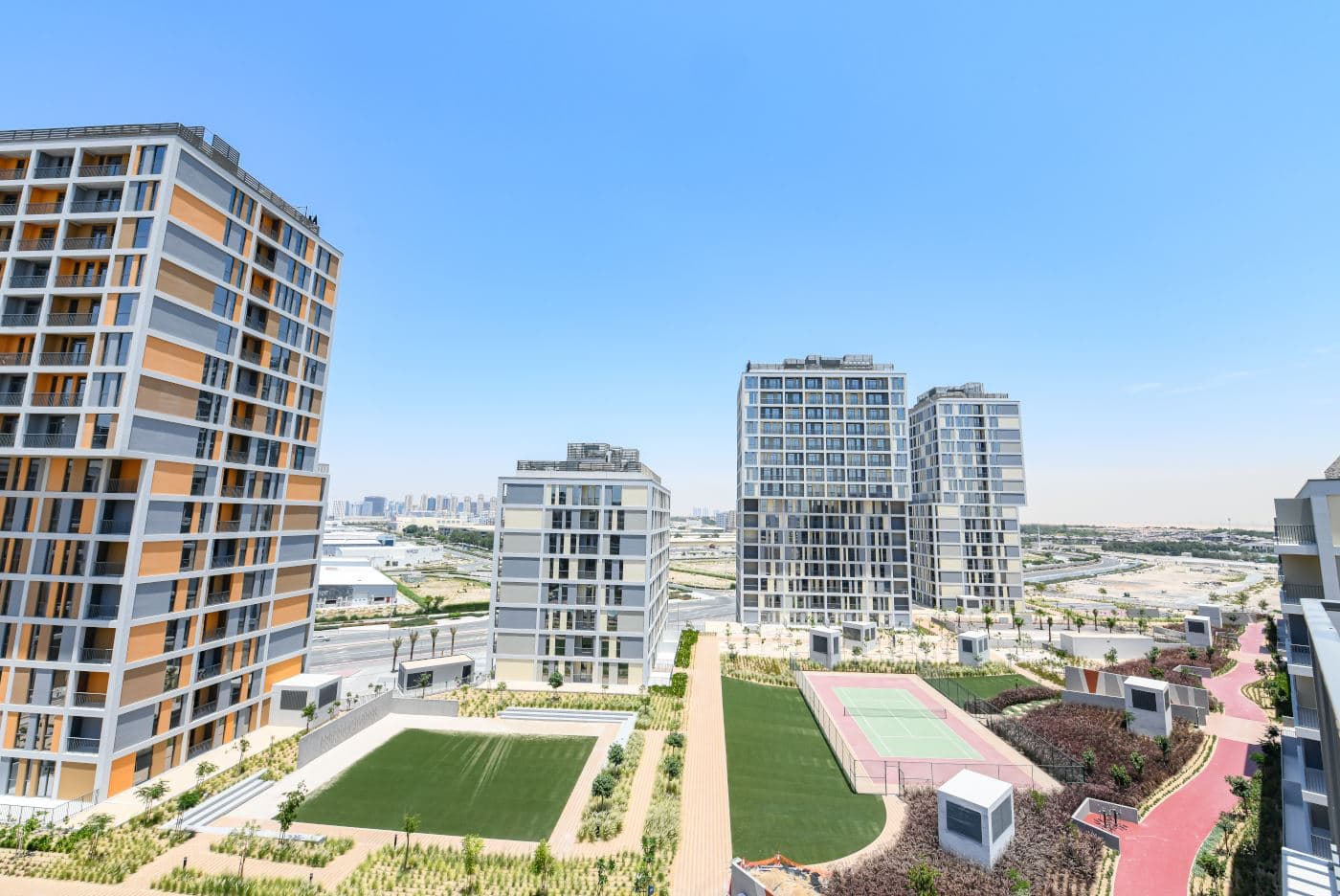 Midtown Mesk amenity Tennis Courts in Dubai Production City, Dubai, by Deyaar