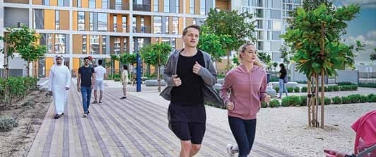 Midtown Noor amenity Jogging Tracks in Dubai Production City, Dubai, by Deyaar