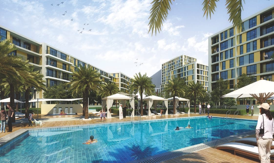 Midtown Noor amenity Swimming Pool in Dubai Production City, Dubai, by Deyaar