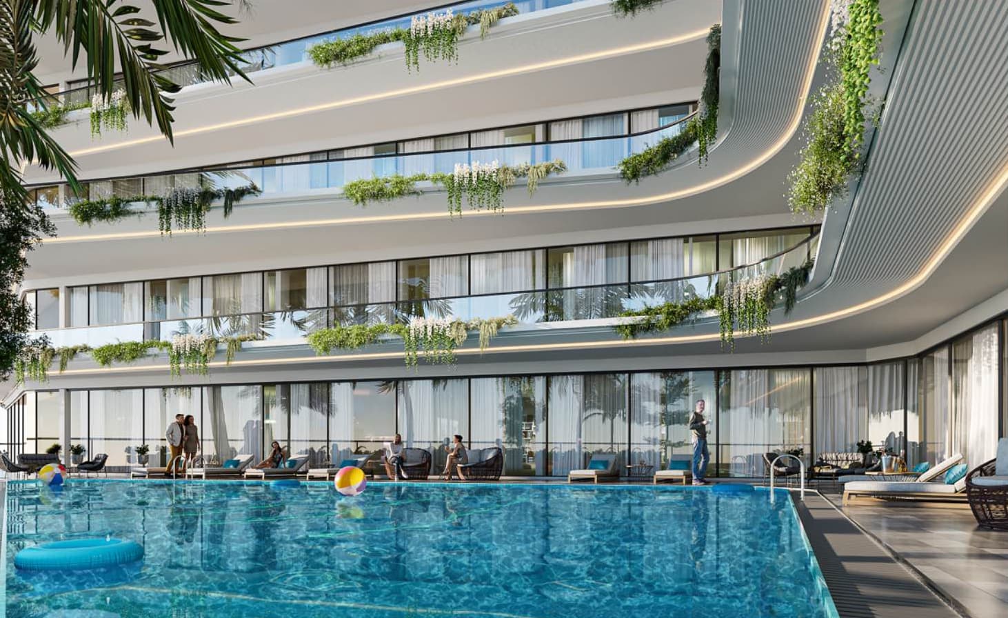 Milos amenity Swimming Pool - Dubailand Residence Complex, Dubai - by Karma Developers