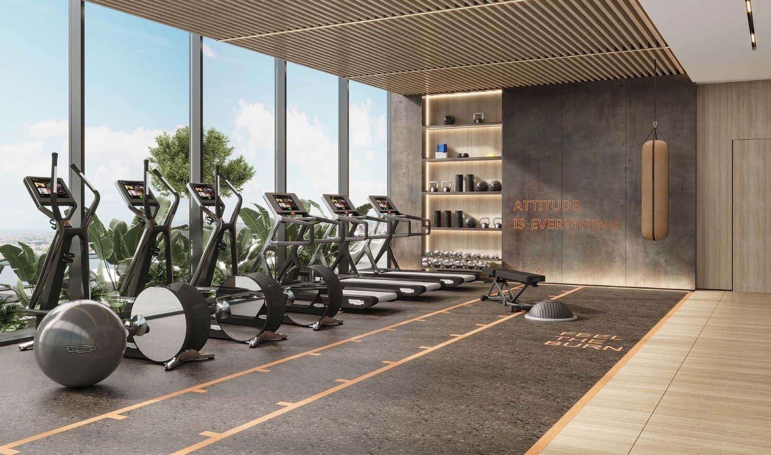 Minati Homes 1 amenity Gym - Jebel Ali Village, Dubai - by Januss Developers