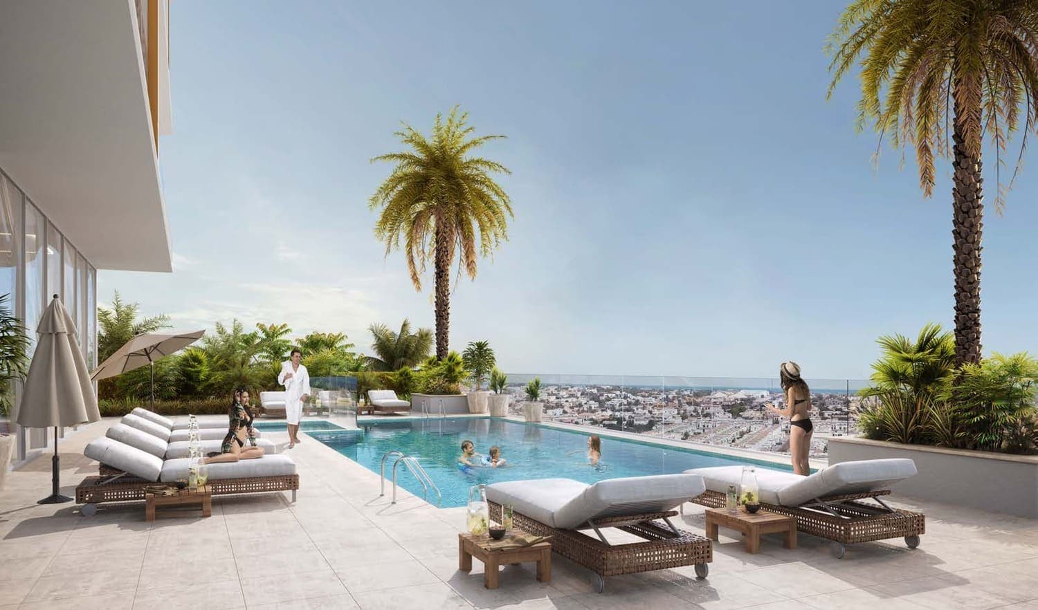 Minati Homes 1 amenity Swimming Pool - Jebel Ali Village, Dubai - by Januss Developers