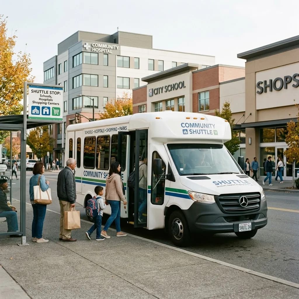 Minori amenity Shuttle to the Schools, Hospitals, Shopping Centers etc. - Legian, Dubai - by Eco Invest Group