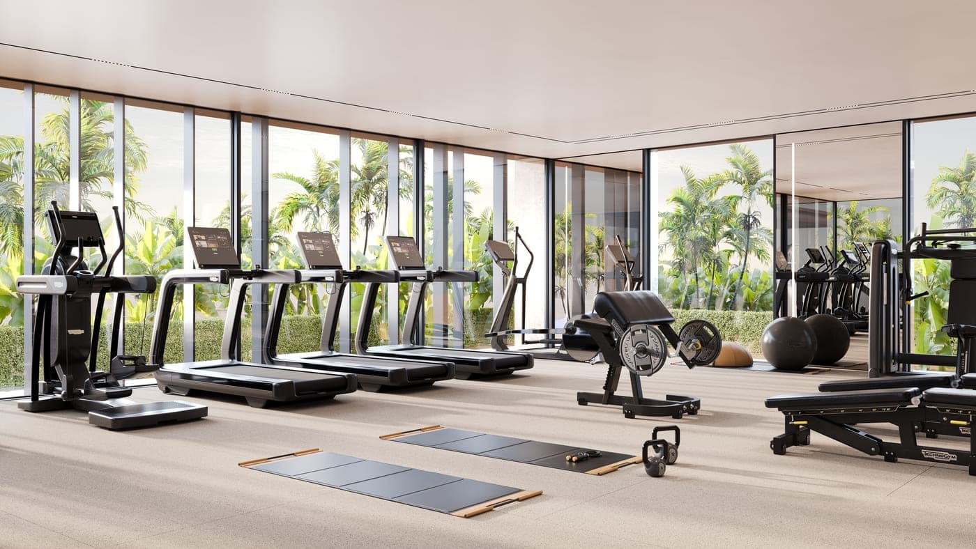 Mira Villas by Bentley Home amenity Gymnasium By Technogym - Wadi Al Safa 3, Dubai - by MIRA Developments