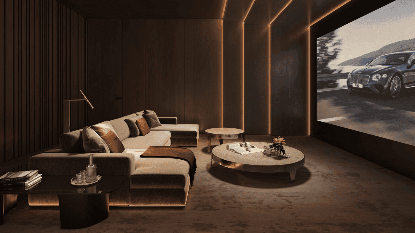 Mira Villas by Bentley Home amenity Mansion Private Cinema - Wadi Al Safa 3, Dubai - by MIRA Developments