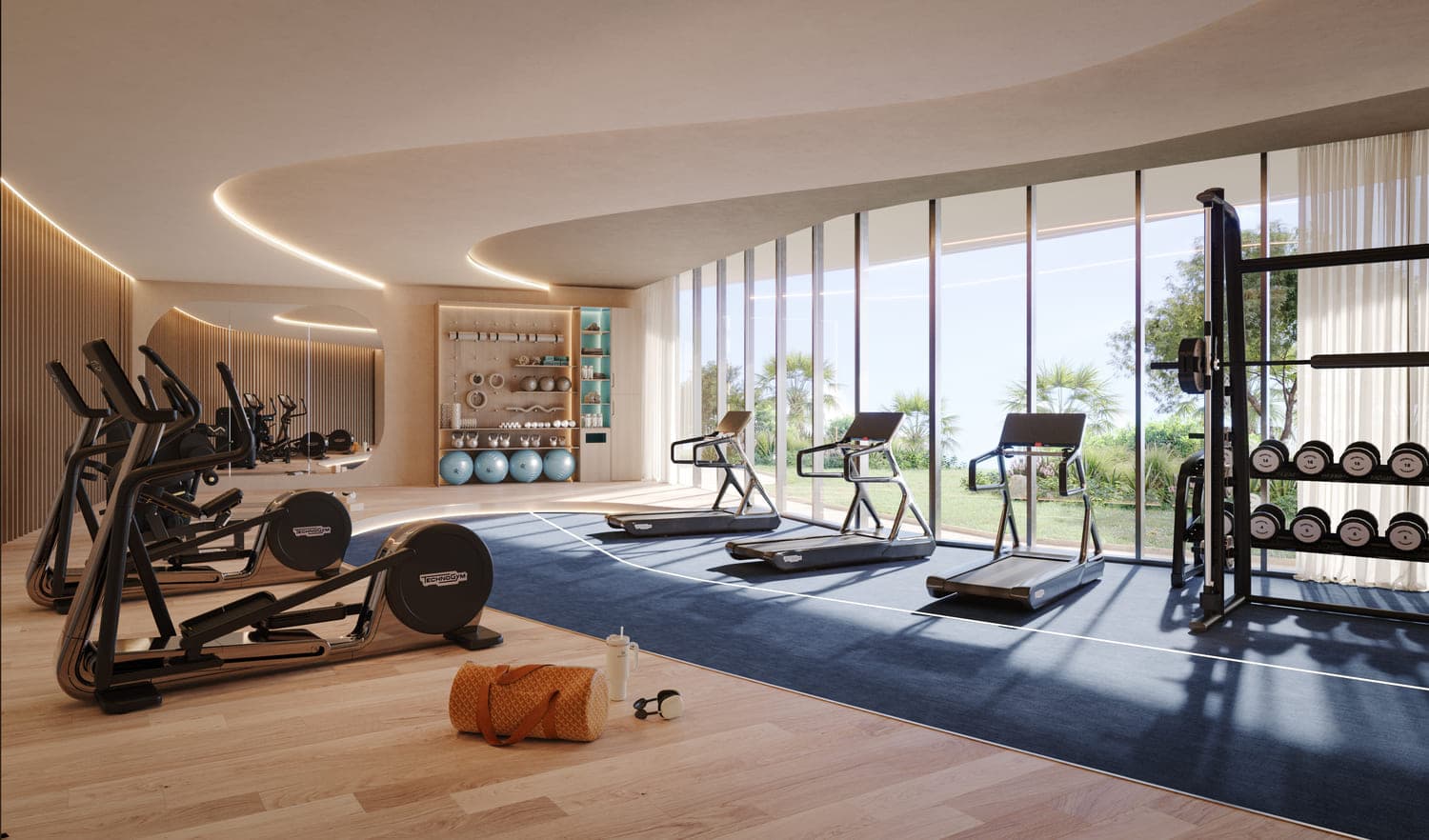 Miraggio Phases 1 and 2 amenity State-Of-The-Art Gym - Al Marjan Island, Dubai - by Source Of Fate Properties