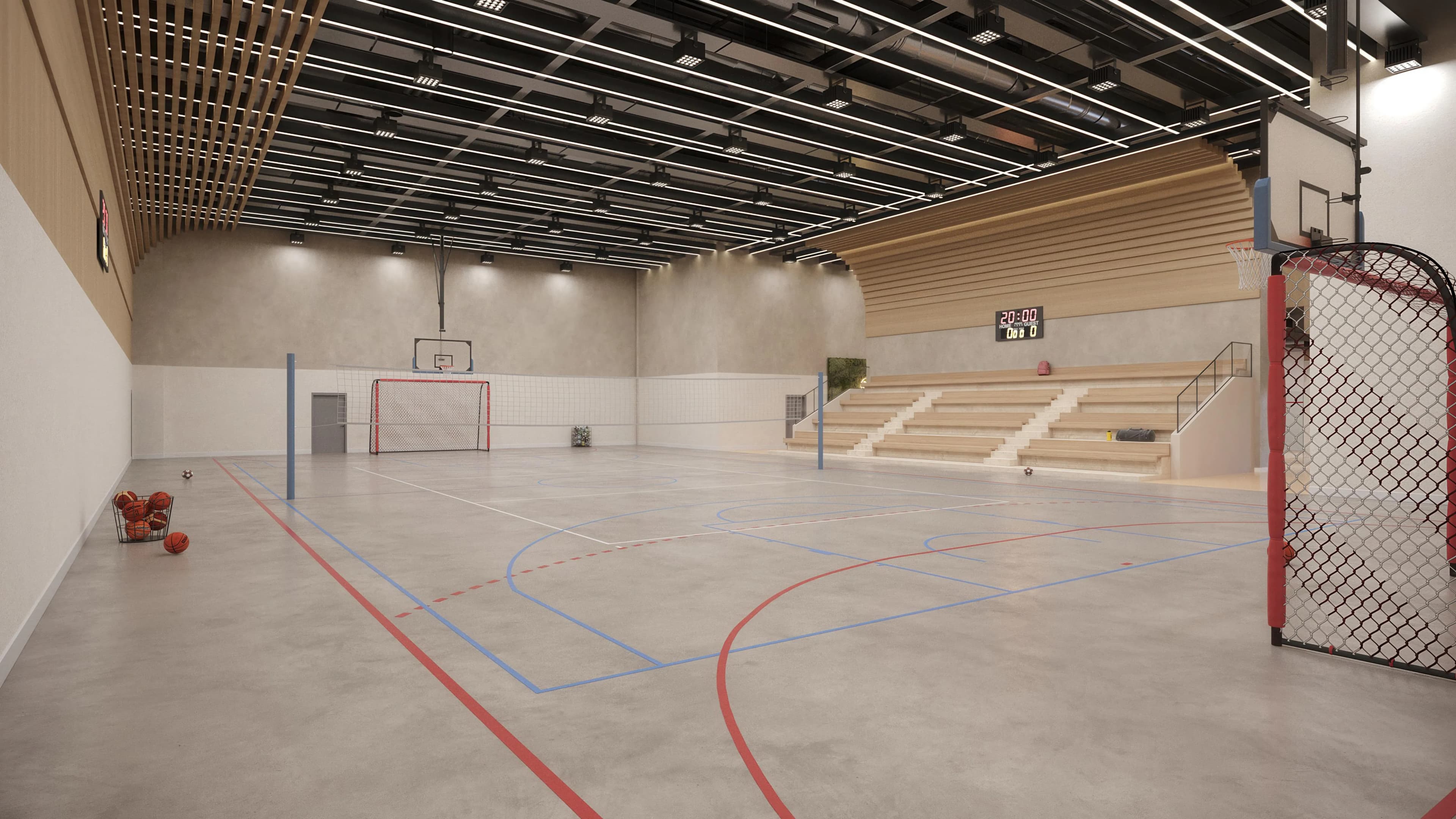 Mirdad amenity Sports Area - Motor City, Dubai - by Union Properties
