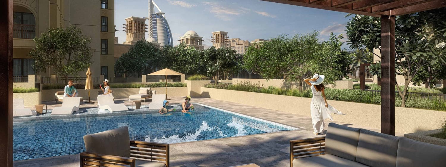 MJL Jadeel amenity Swimming Pool in MJL (Madinat Jumeirah Living), Dubai, by Meraas