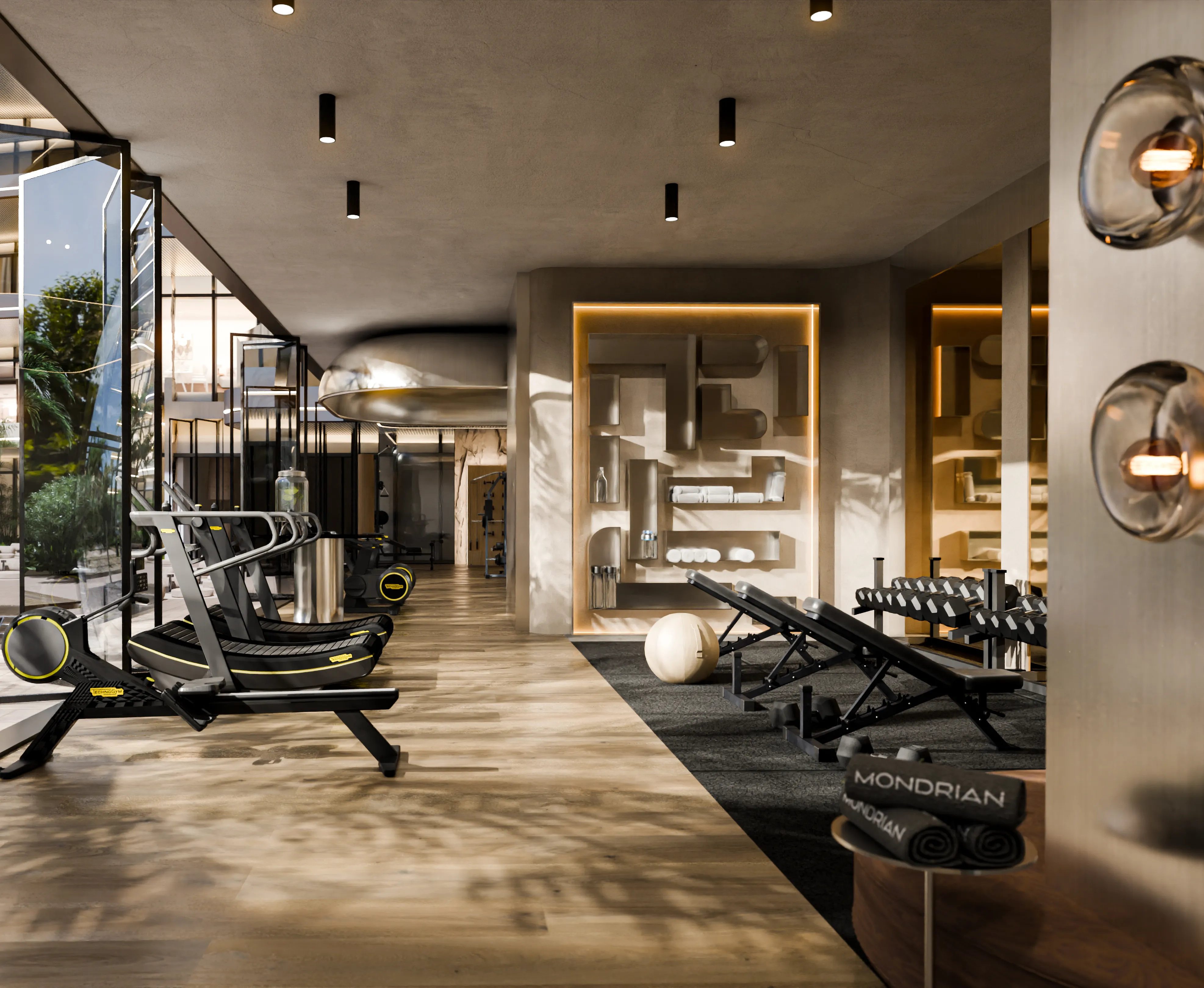 Mondrian Phases 1 and 2 amenity Gym - Al Marjan Island, Dubai - by Elevate