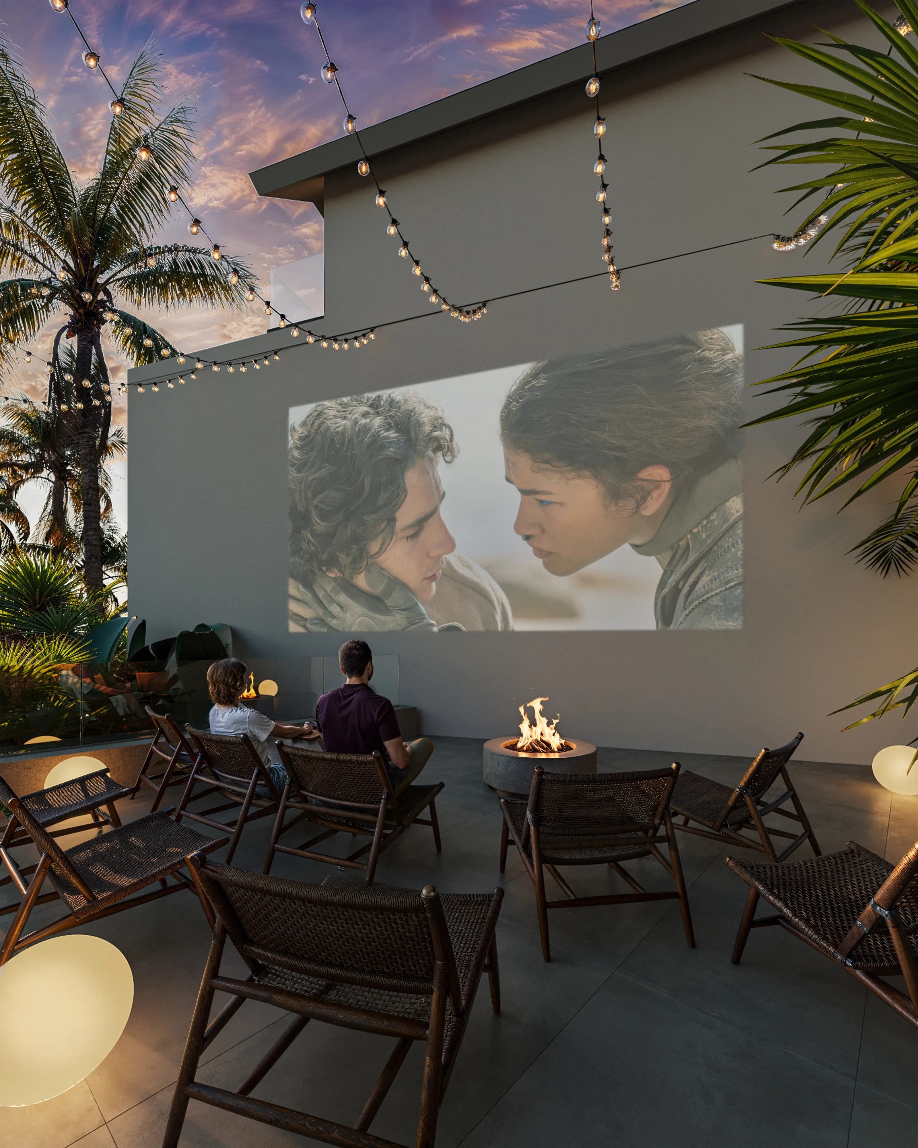 Moon Rock Villas amenity Outdoor Cinema & Patio - Gianyar, Dubai - by Big Waves Development