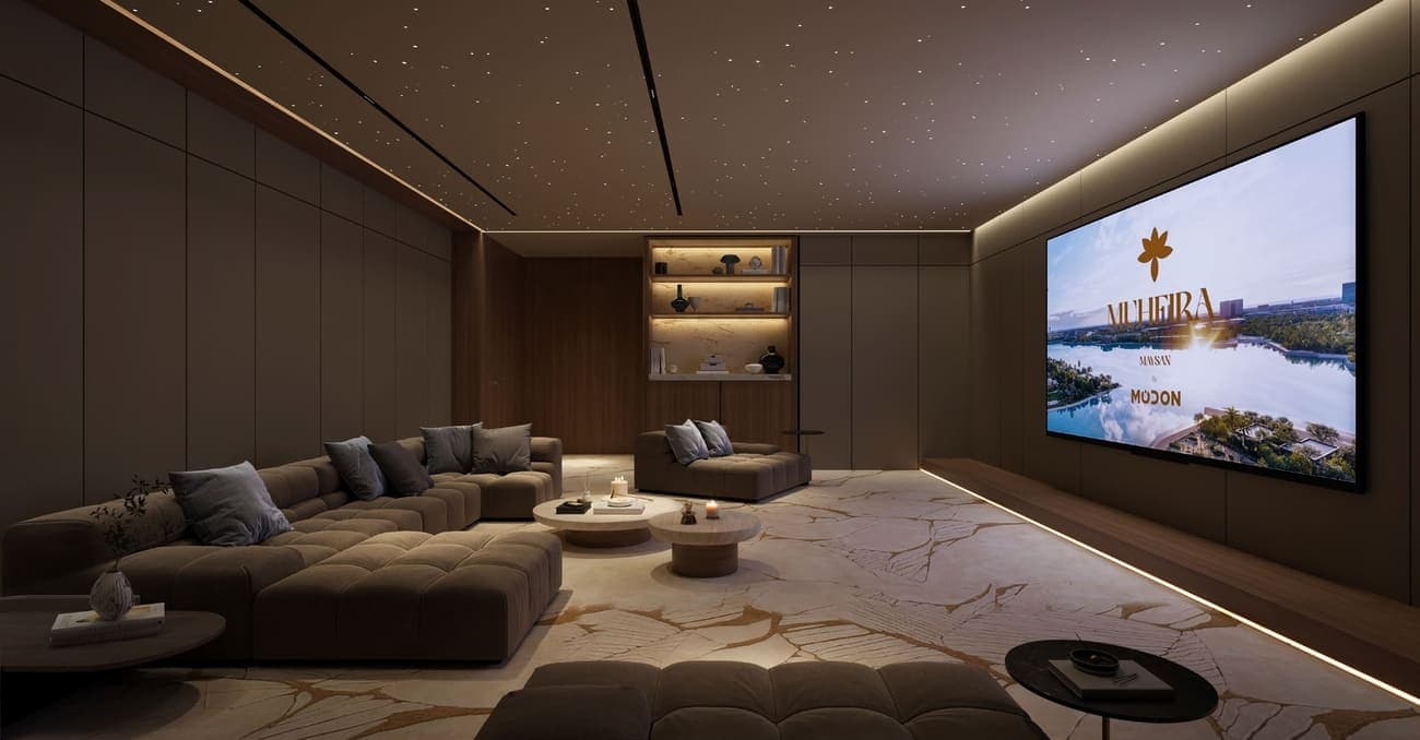 Muheira Maysan amenity Cinema Room - Abu Dhabi, Dubai - by Modon Properties