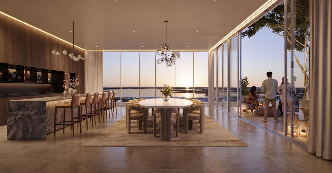 Muheira Maysan amenity Private Dining Space - Abu Dhabi, Dubai - by Modon Properties