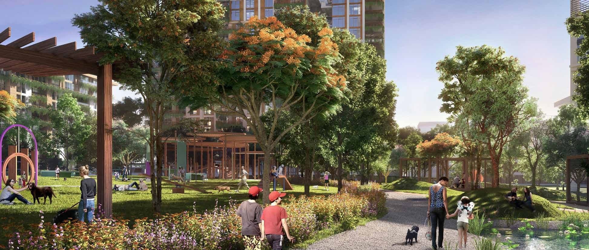 Myrtle Central Park amenity Dog Park - DIFC (Dubai International Financial Center), Dubai - by Meraas