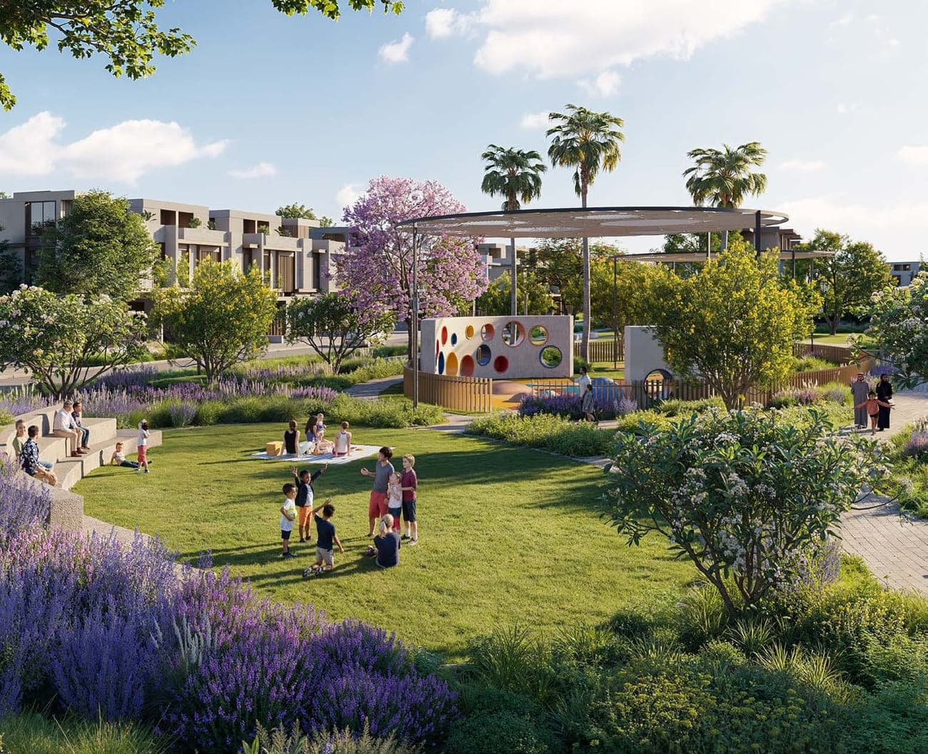 Nad Al Sheba Gardens 10 amenity Kids Playing Areas - Wadi Al Safa 3, Dubai - by Meraas