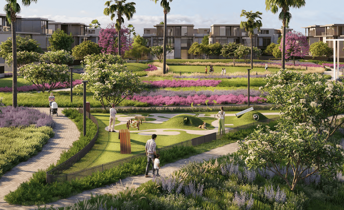 Nad Al Sheba Gardens Phase 8 amenity Dog Park - Nad Al Sheba Gardens, Dubai - by Meraas