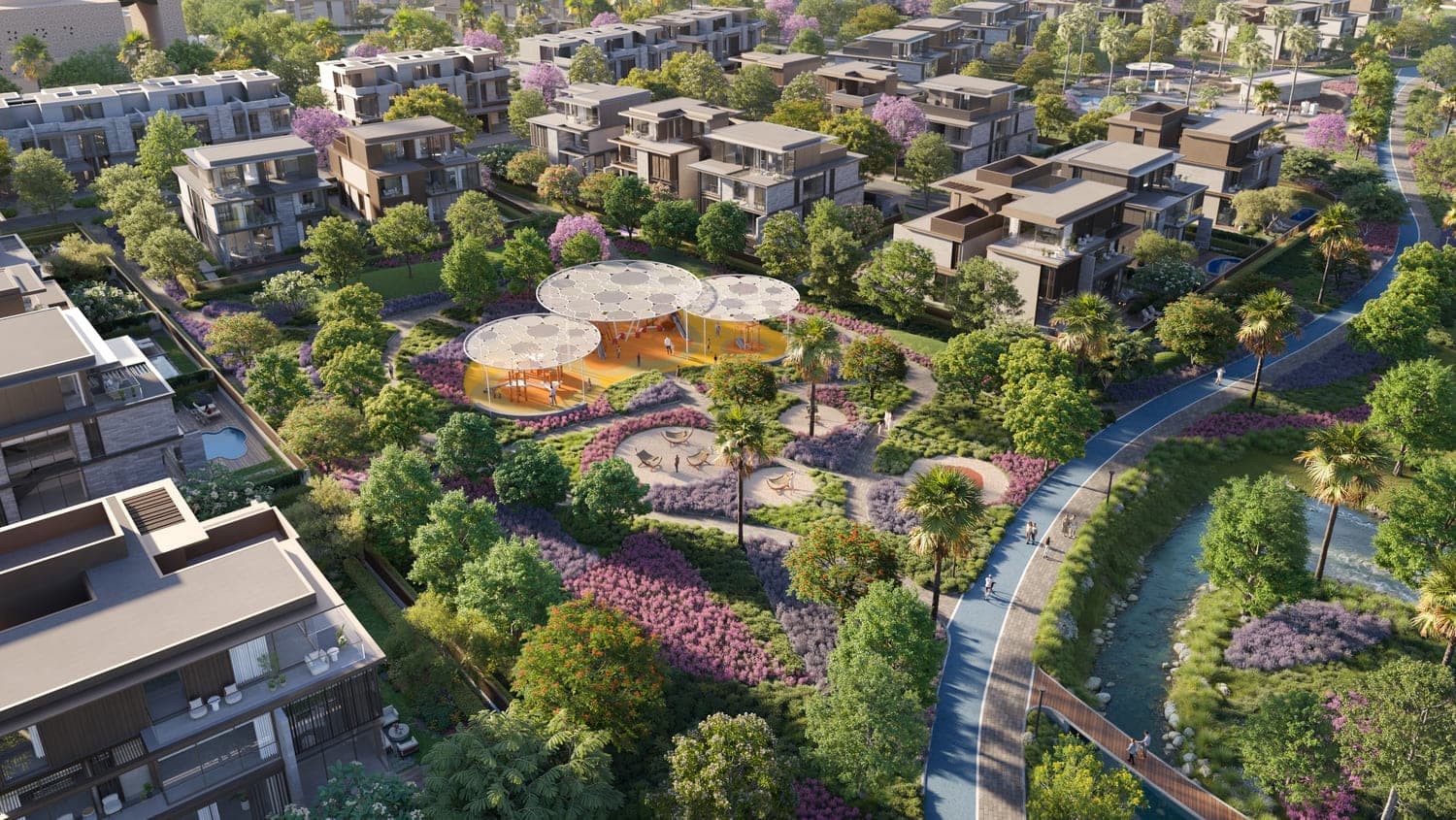 Nad Al Sheba Gardens Phase 8 amenity Neighbourhood & Community Park - Nad Al Sheba Gardens, Dubai - by Meraas