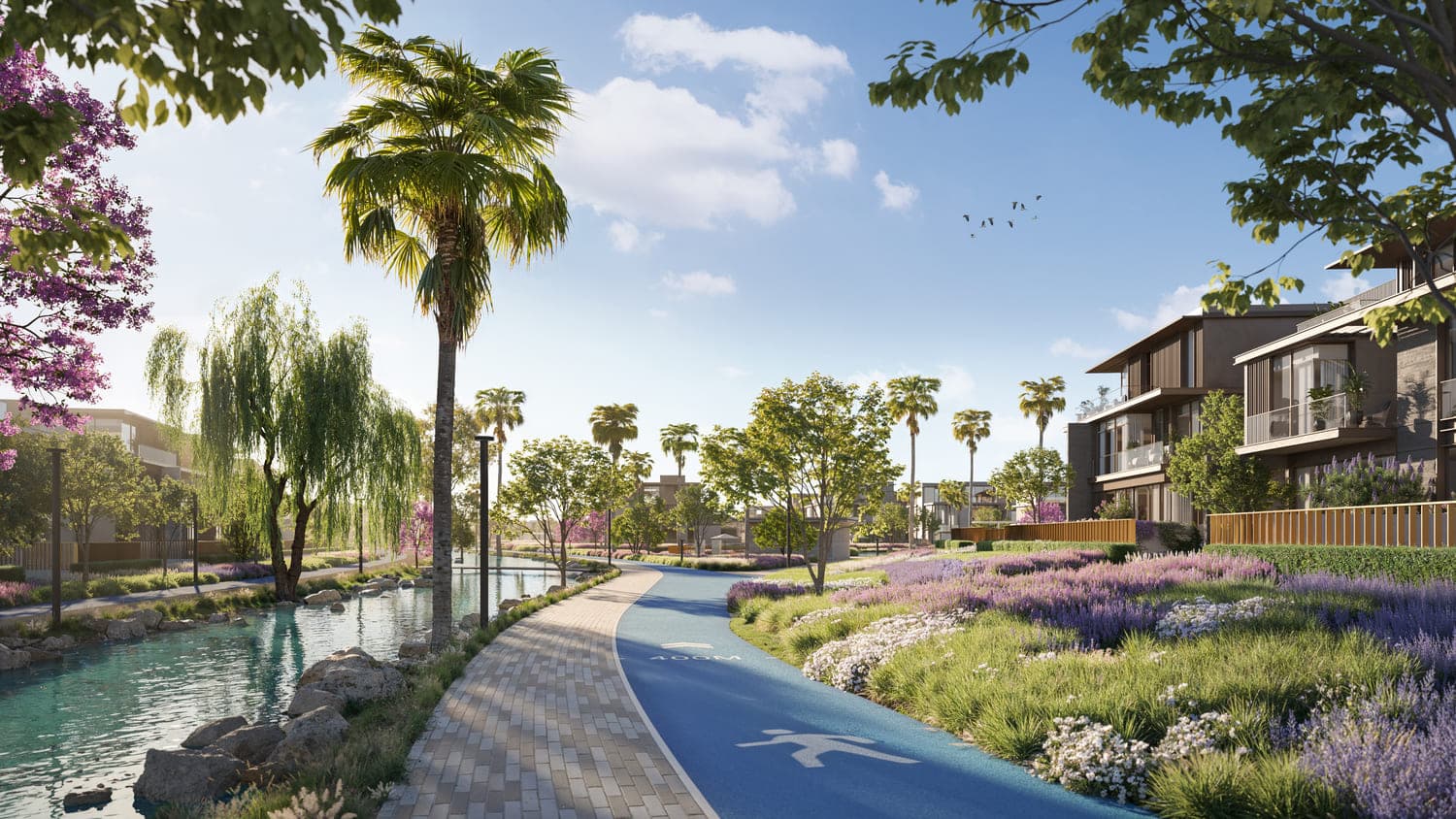 Nad Al Sheba Gardens Phase 8 amenity Running Tracks - Nad Al Sheba Gardens, Dubai - by Meraas