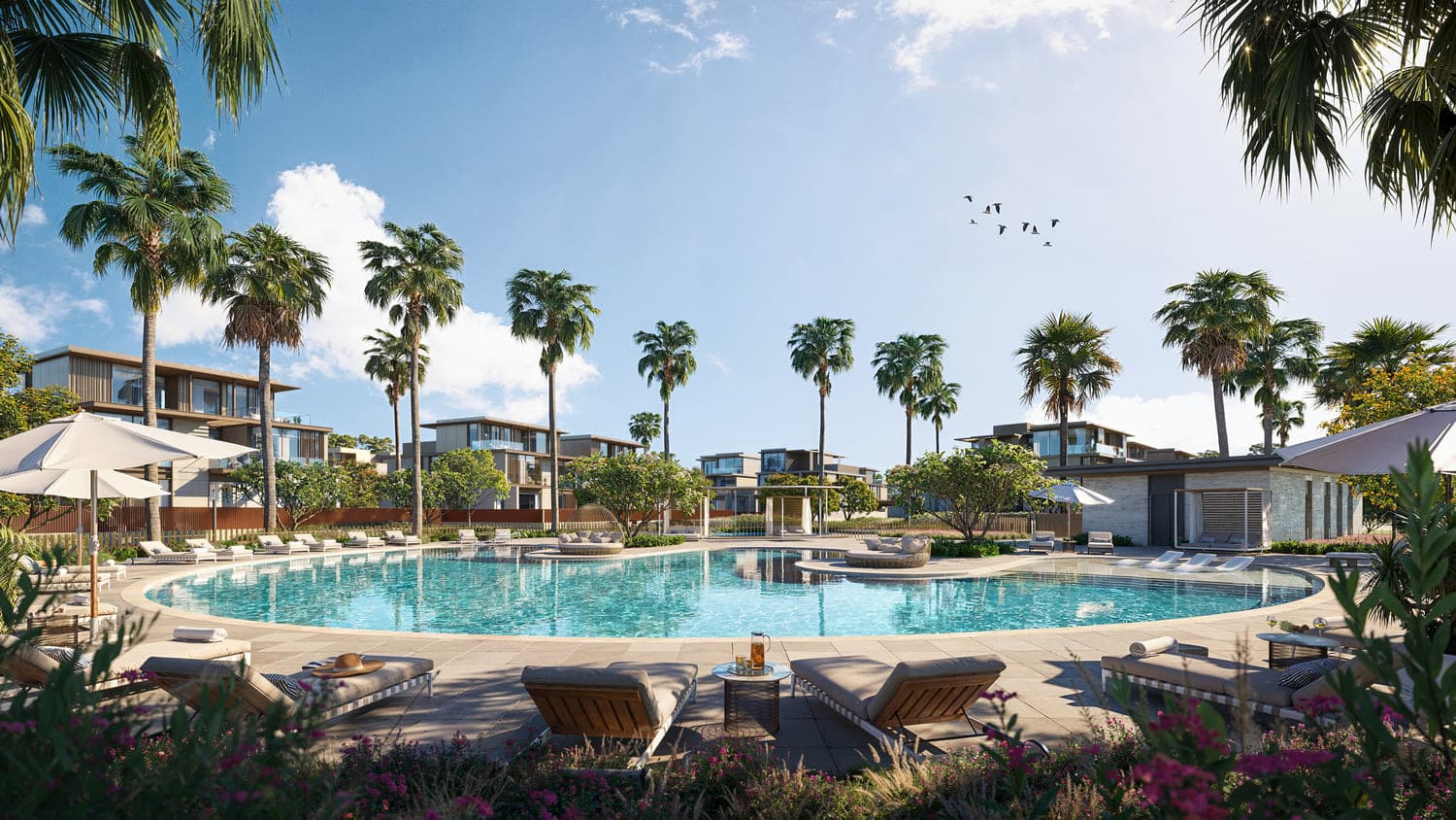 Nad Al Sheba Gardens Phase 8 amenity Swimming Pool - Nad Al Sheba Gardens, Dubai - by Meraas