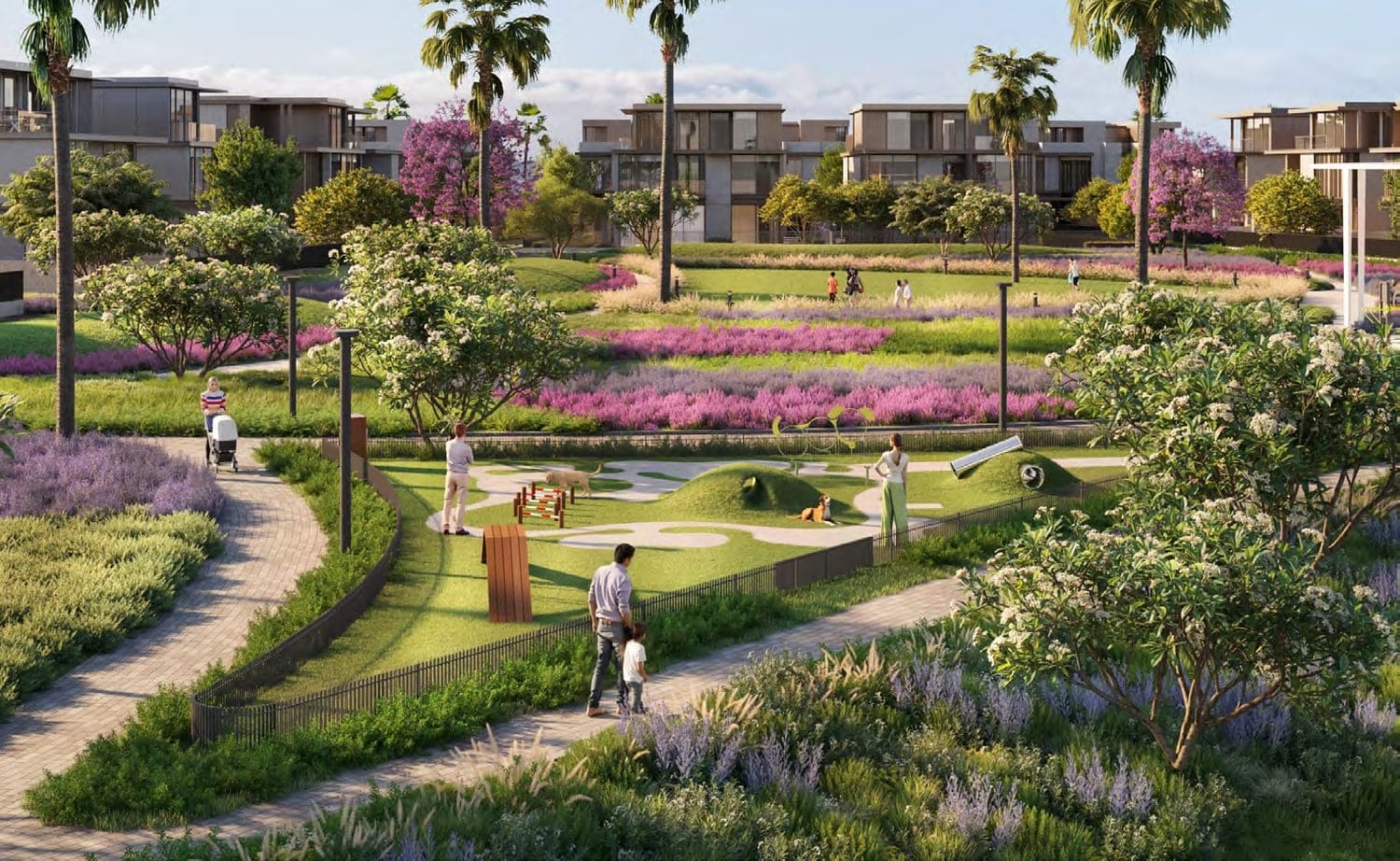 Nad Al Sheba Gardens Phase 9 amenity Dog Park - Wadi Al Safa 3, Dubai - by Meraas