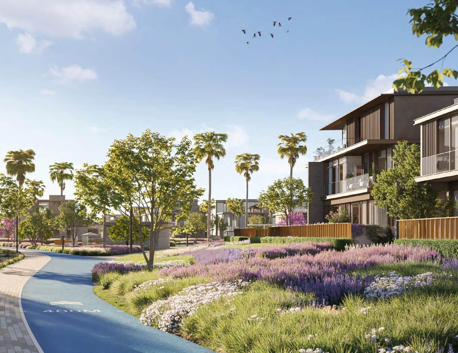 Nad Al Sheba Gardens Phase 9 amenity Running Tracks - Wadi Al Safa 3, Dubai - by Meraas