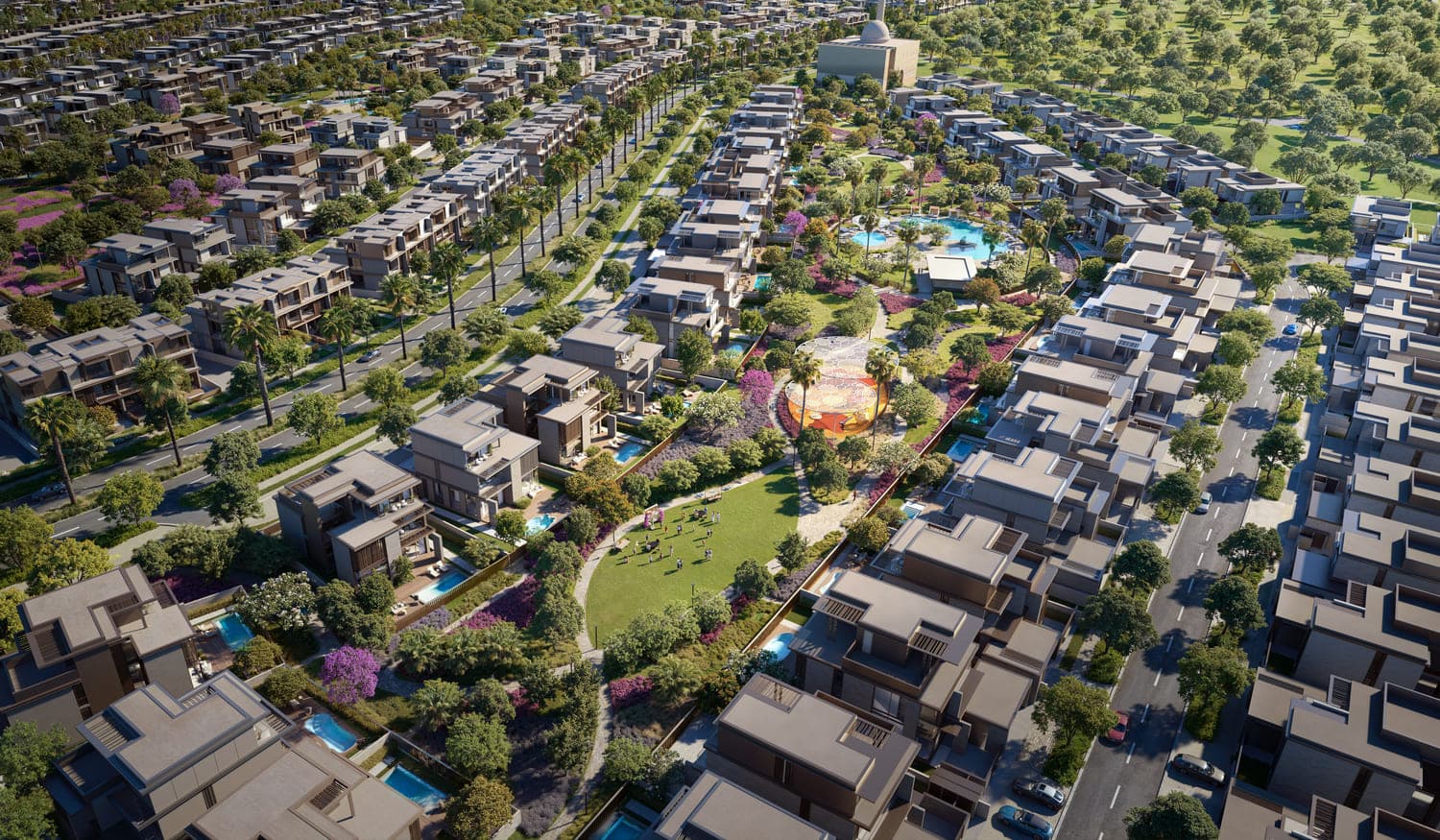 Nad Al Sheba Gardens Phase 9 exterior view - Wadi Al Safa 3, Dubai - by Meraas
