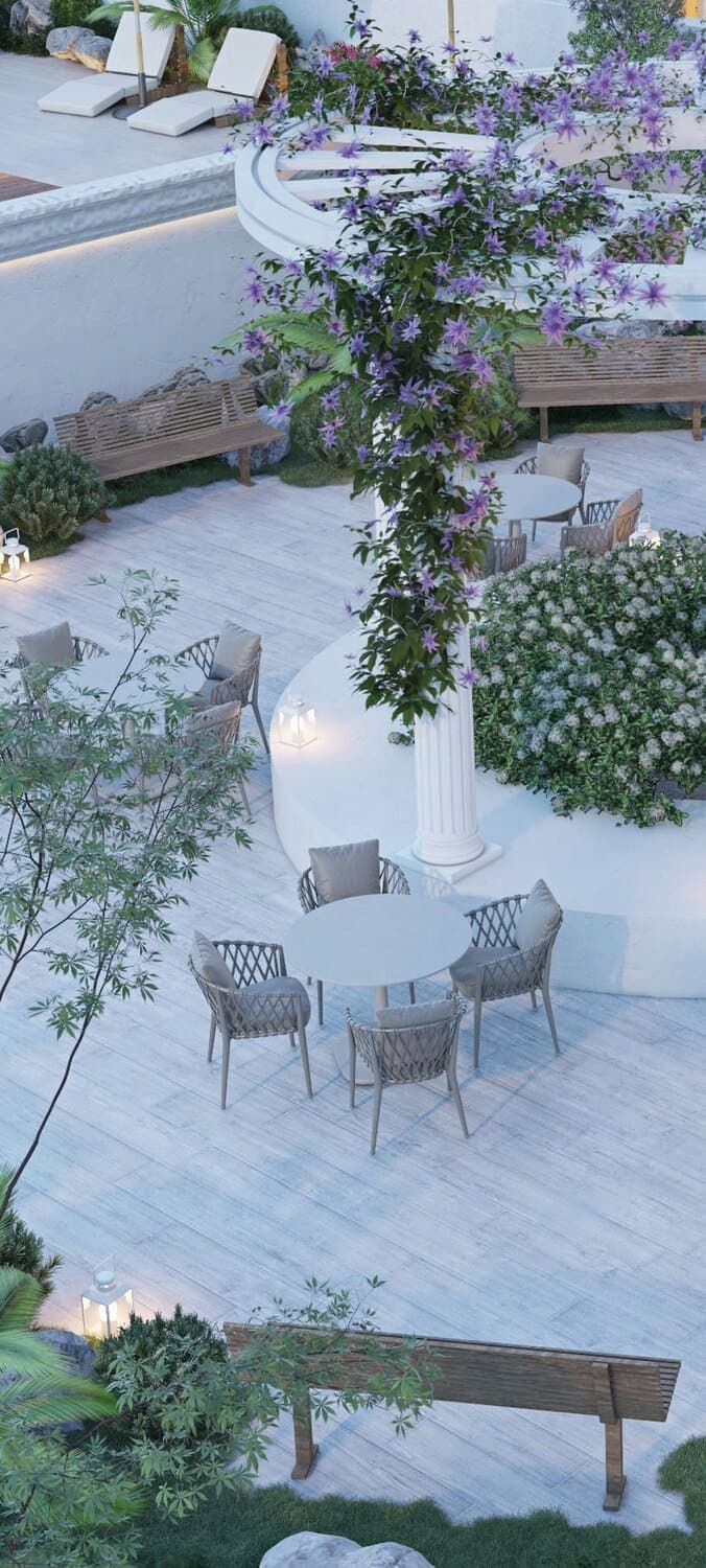 Nadine Residences amenity Luxurious Patio - Al Furjan, Dubai - by London Gate