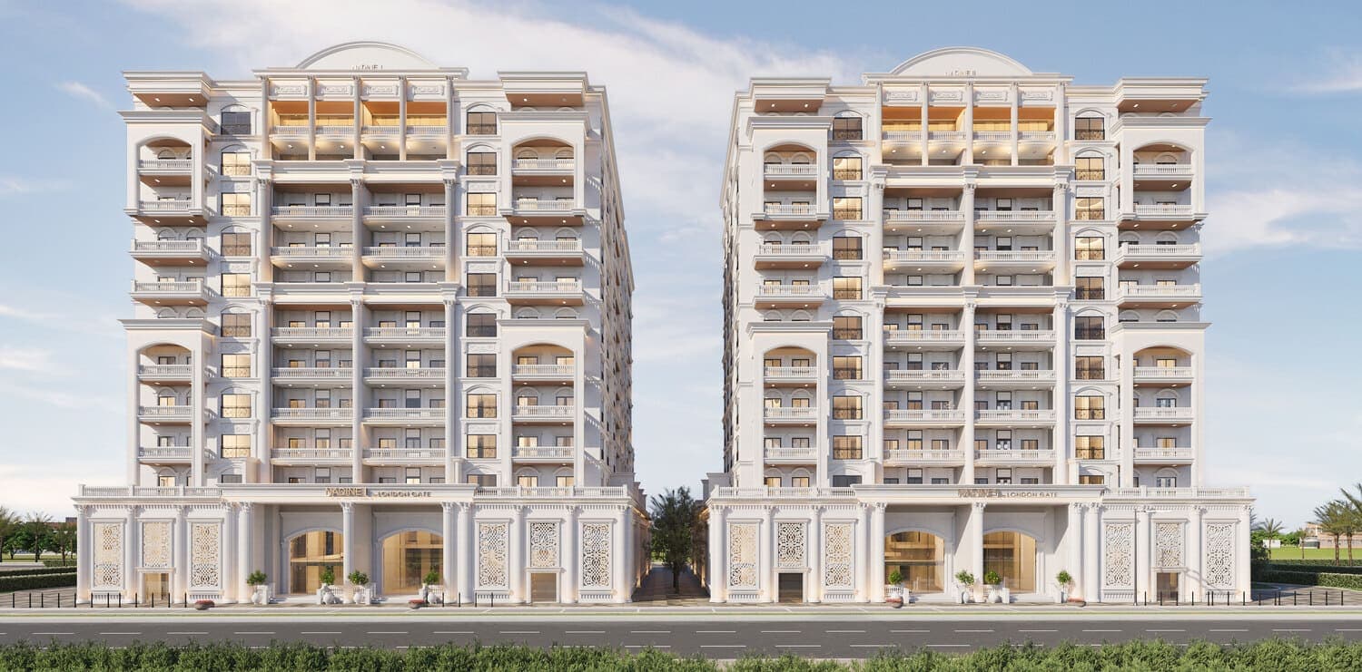 Nadine Residences exterior view - Al Furjan, Dubai - by London Gate