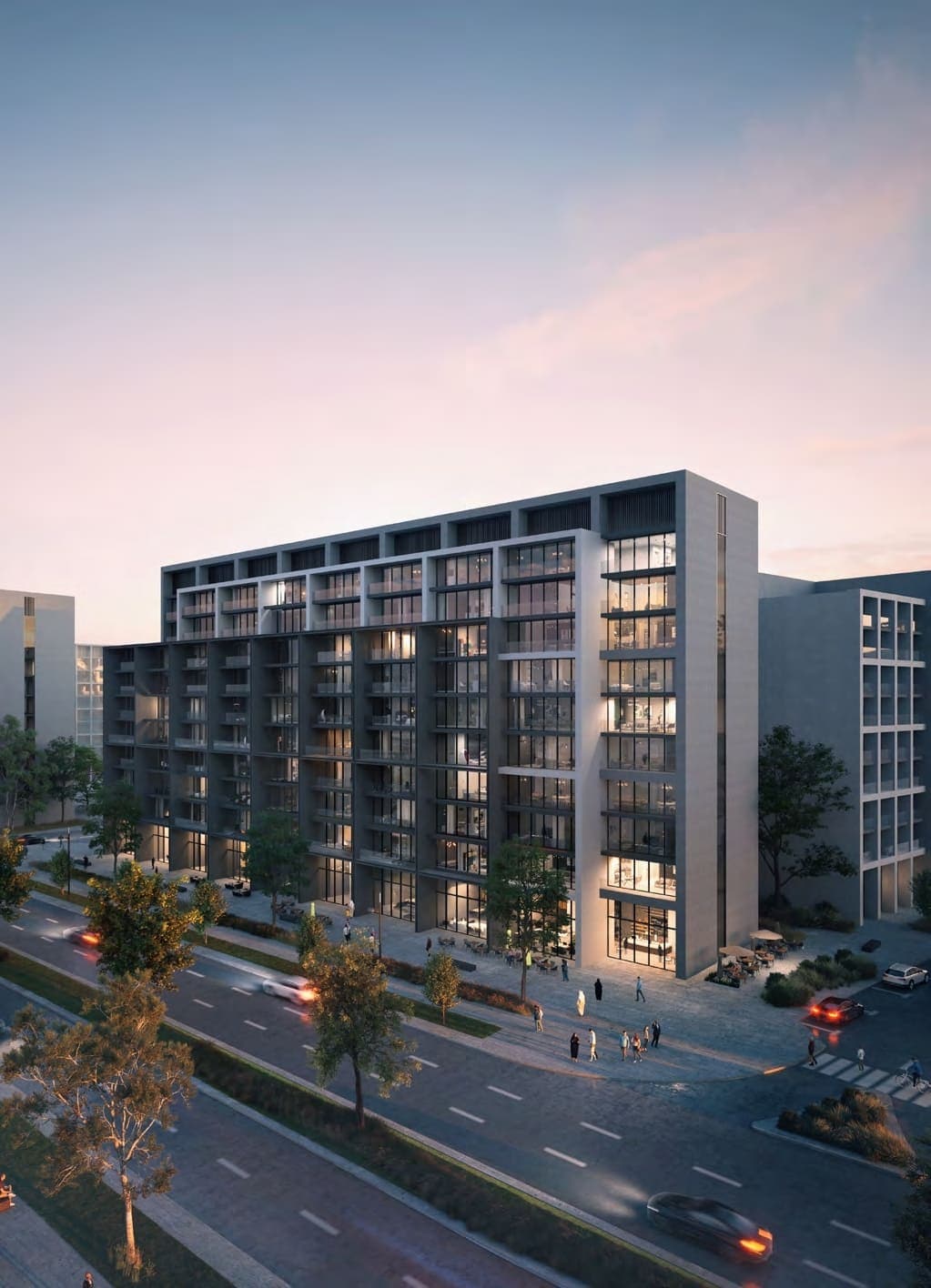 Nasaq Apartments exterior view - Muwaileh Commercial, Dubai - by Arada