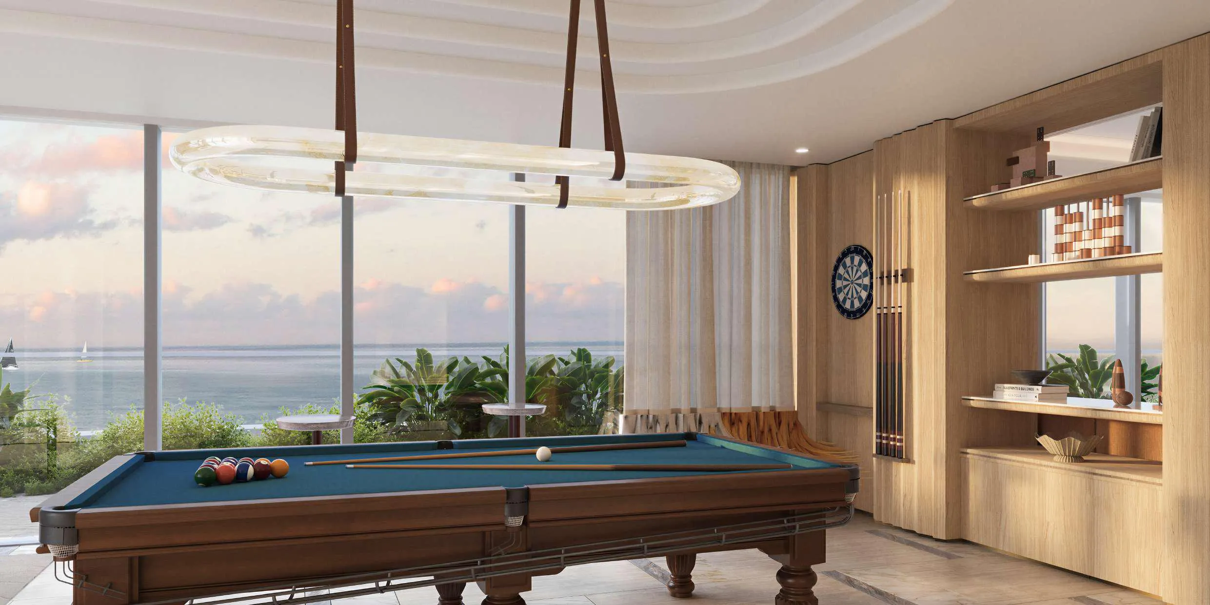 Nasim Al Bahr Residences amenity Games Room - Al Marjan Island, Dubai - by Abu Dhabi National Hotels