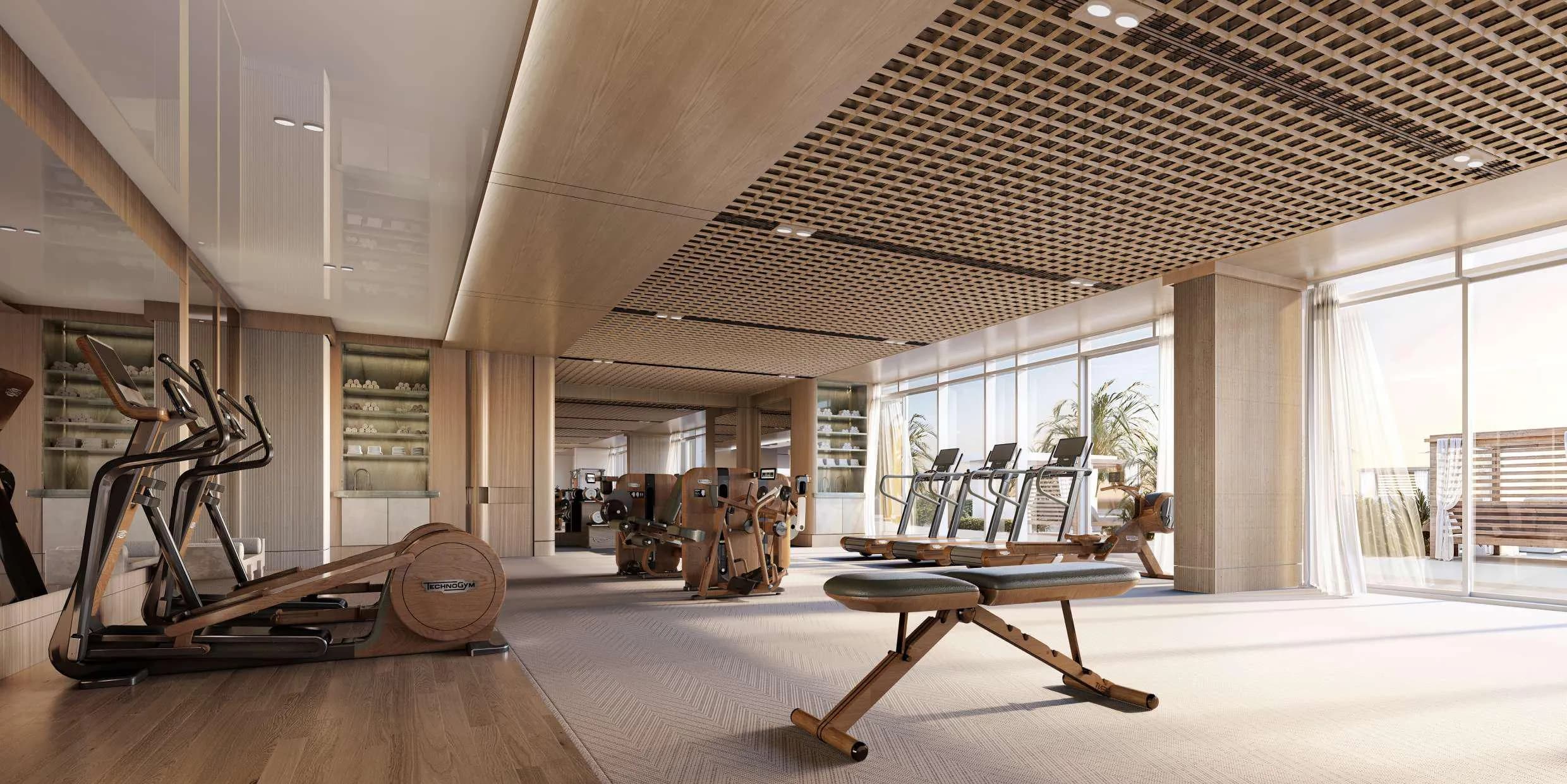 Nasim Al Bahr Residences amenity Gym - Al Marjan Island, Dubai - by Abu Dhabi National Hotels