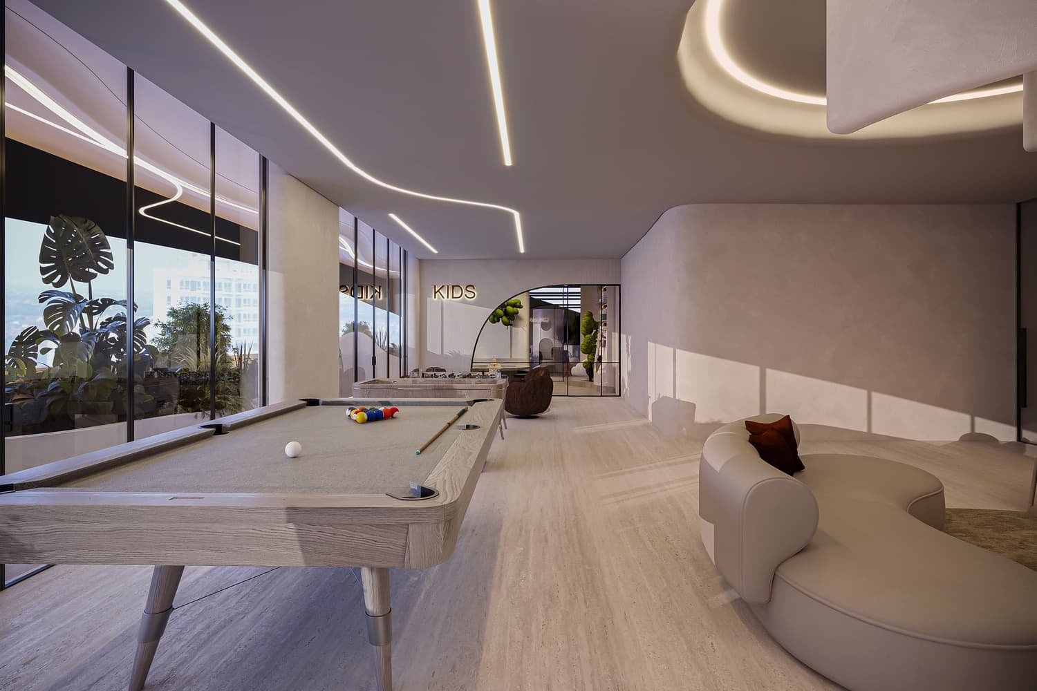 Natuzzi Harmoni amenity Play & Sitting Area - Dubai Islands, Dubai - by Peace Homes Development