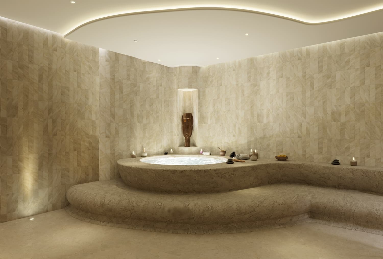 Natuzzi Harmoni amenity Spa - Dubai Islands, Dubai - by Peace Homes Development