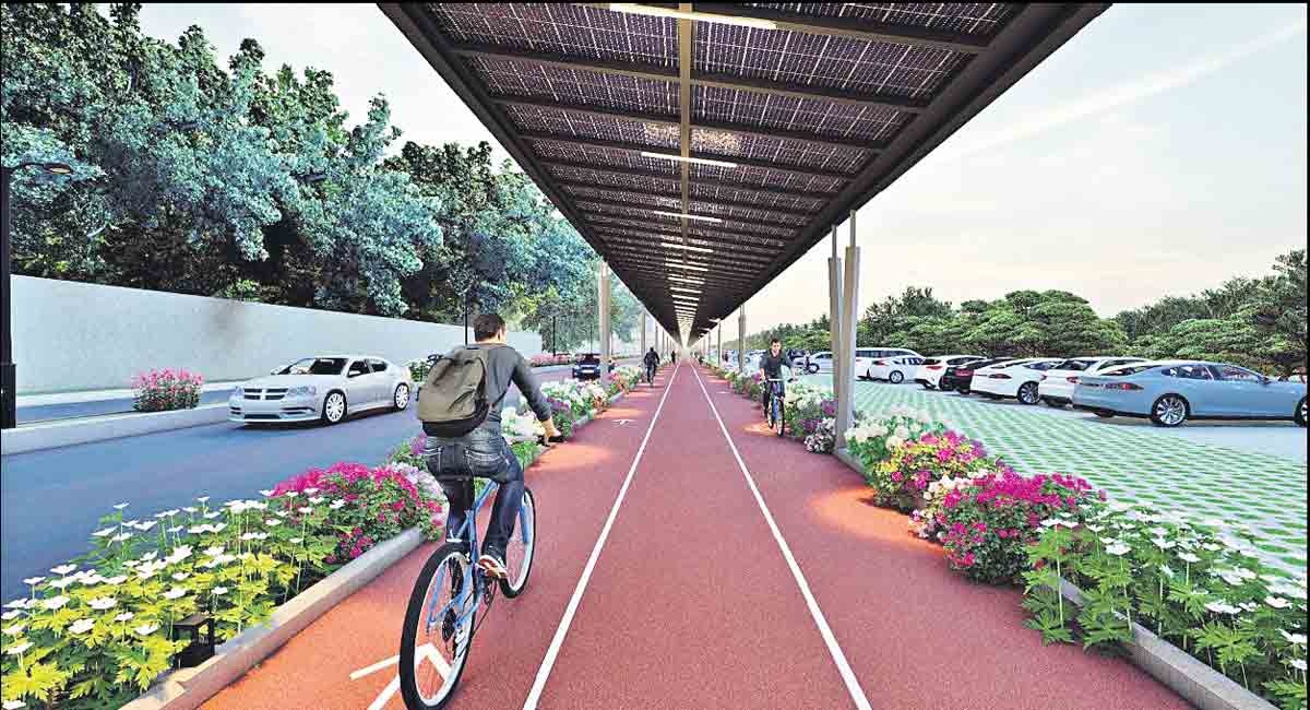 Nawayef West by Modon Properties amenity Cycling Tracks - Al Hudayriat Island, Dubai - by Modon Properties