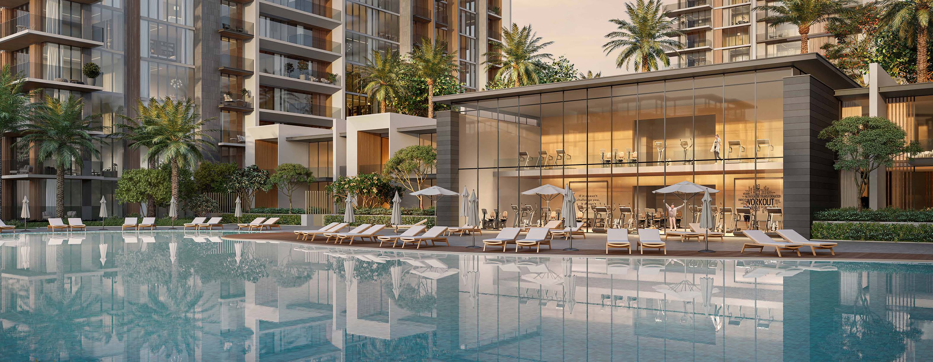 Naya amenity Infinity Pool - MBR District 1, Dubai - by Nakheel
