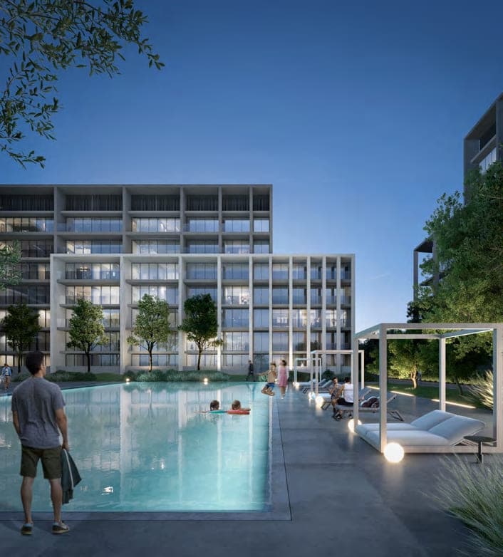Nesba 1 Aljada amenity Swimming Pool - Muwaileh Commercial, Dubai - by Arada