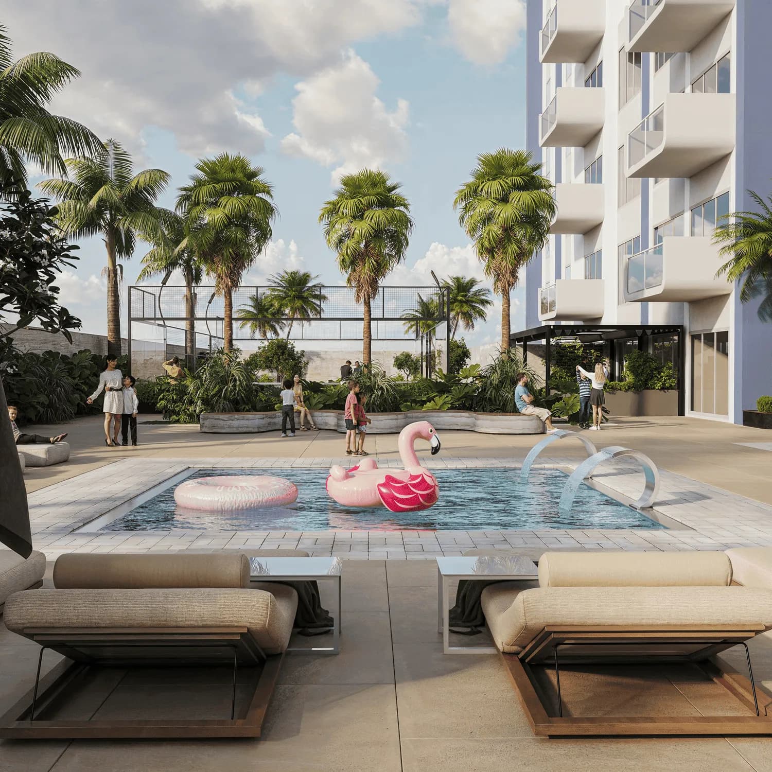 Nexara by 7th Key amenity Kids Pool - JVC (Jumeirah Village Circle), Dubai - by 7th Key Development
