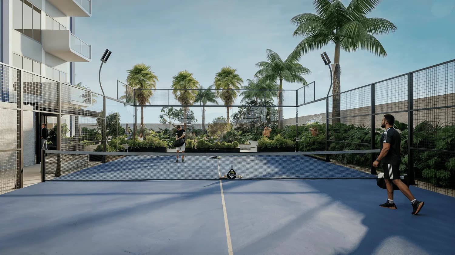 Nexara by 7th Key amenity Padel Court & Lounge - JVC (Jumeirah Village Circle), Dubai - by 7th Key Development